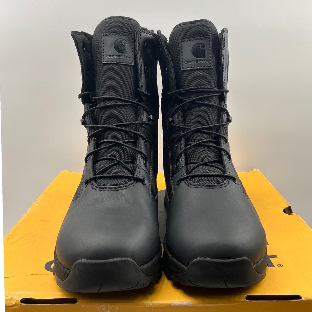 Carhartt Force 8 Inch Insulated Waterproof Tactical Boots Black CMZ8040